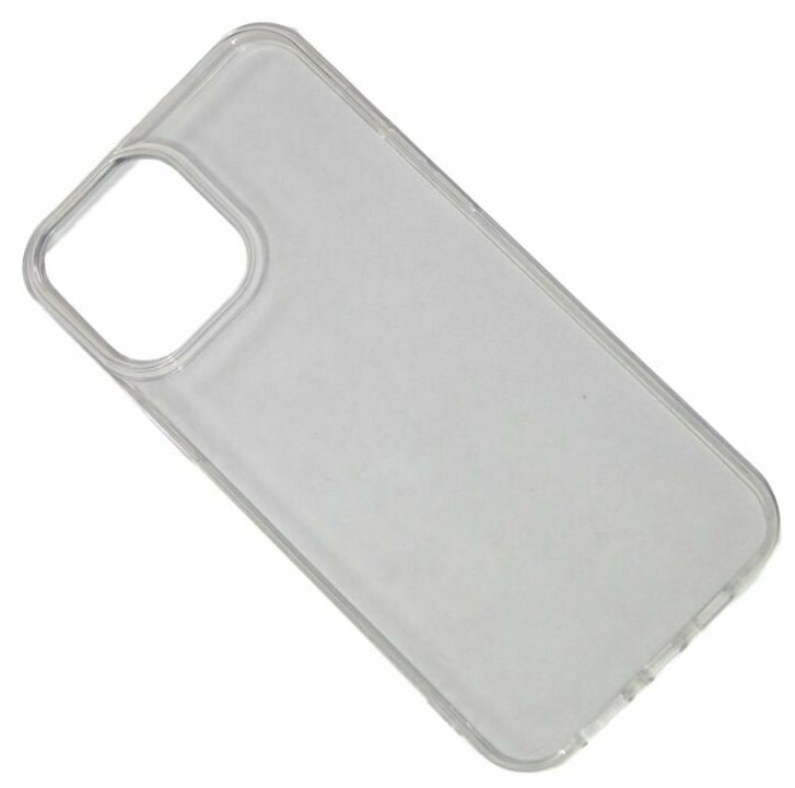 Чехол iPhone 13 Pro Max силиконовый ультратонкий <прозрачный>