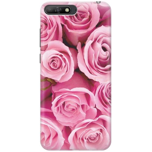фото Cиликоновый чехол на huawei y6 (2018) / хуавей у6 (2018) с принтом "букет роз" gosso