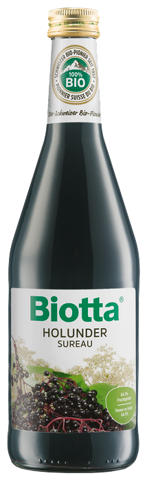 Нектар Biotta Holunder, BIO(БИО) из бузины, Швейцария, 0.5 л - фотография № 1