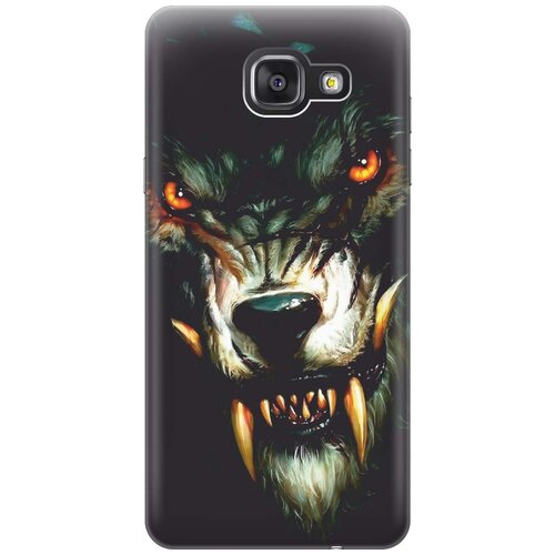 фото Cиликоновый чехол на samsung galaxy a3 (2016) / самсунг а3 2016 с принтом "злой оборотень" gosso