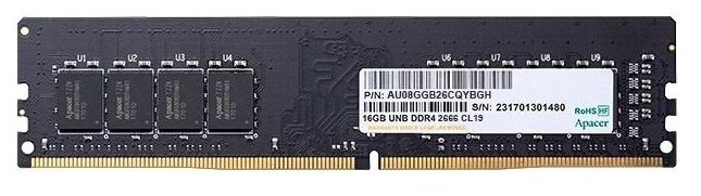 Оперативная память Apacer DDR4 8GB 2666 MHz AU08GGB26CQYBGH