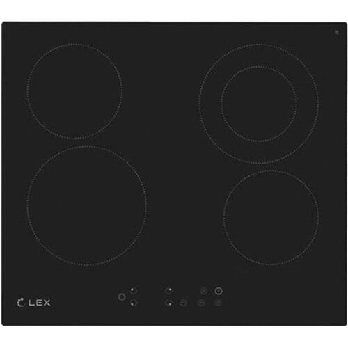 Электрическая панель LEX EVH 641BL 59 см цвет черный 1244800₽