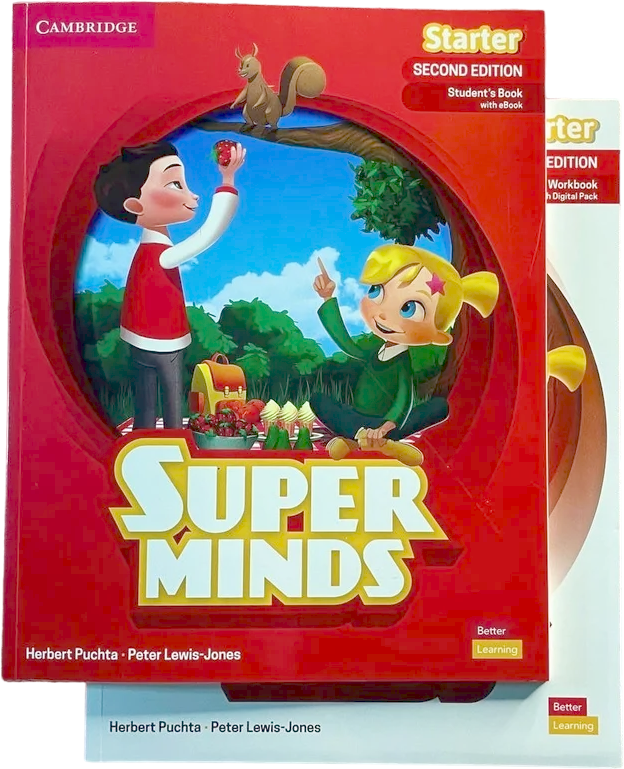 Комплект Super Minds Starter (second edition) Students book with DVD+ WorkBook