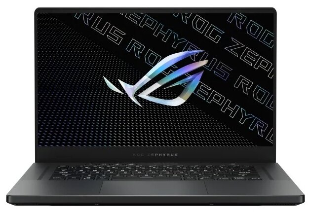 15.6" Ноутбук ASUS ROG Zephyrus G15 GA503QM-HN096T 1920x1080, AMD Ryzen 7 5800HS 2.8 ГГц, RAM 32 ГБ, SSD 512 ГБ, NVIDIA GeForce RTX 3060, Windows 10 Home, 90NR04X4-M02630, серый