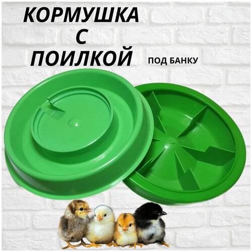 Комплект для цыплят (кормушка + поилка)