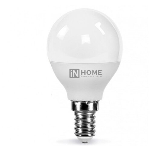 Лампочка In Home LED-Шар-VC E14 4W 230V 3000K 360Lm 4690612030517
