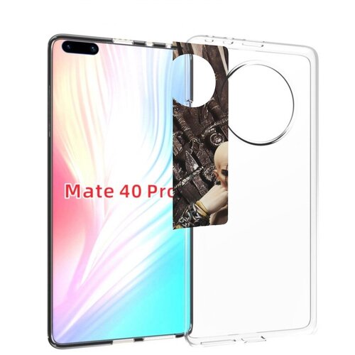 Чехол MyPads God of War Кратос для Huawei Mate 40 Pro (NOH-NX9) задняя-панель-накладка-бампер