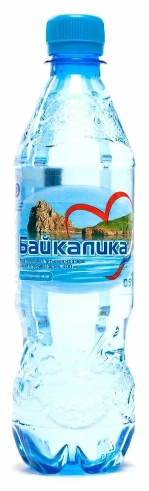 Вода Байкалика природная глубинная негазированная 12 штук по 0,5 л - фотография № 2