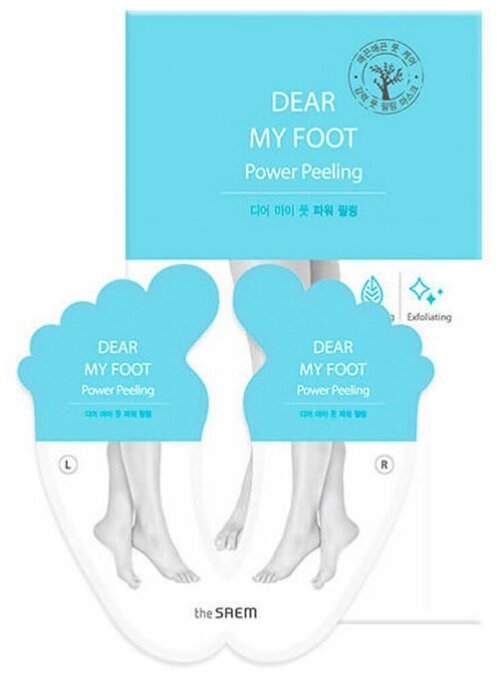 The Saem Пилинг для ног Dear My Foot Power Peeling, 80 мл, 80 г