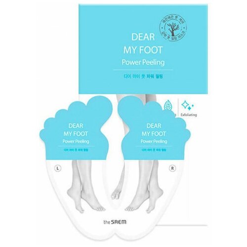 Пилинг для НОГ THE SAEM FOOT DEAR MY POWER PEELING 40ML.*2