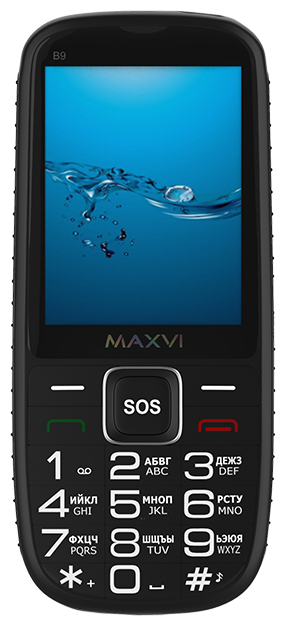 Телефон MAXVI B9, черный