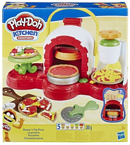 Пластилин Play-Doh Kitchen Creations Печем пиццу (E4576) 5 цв.