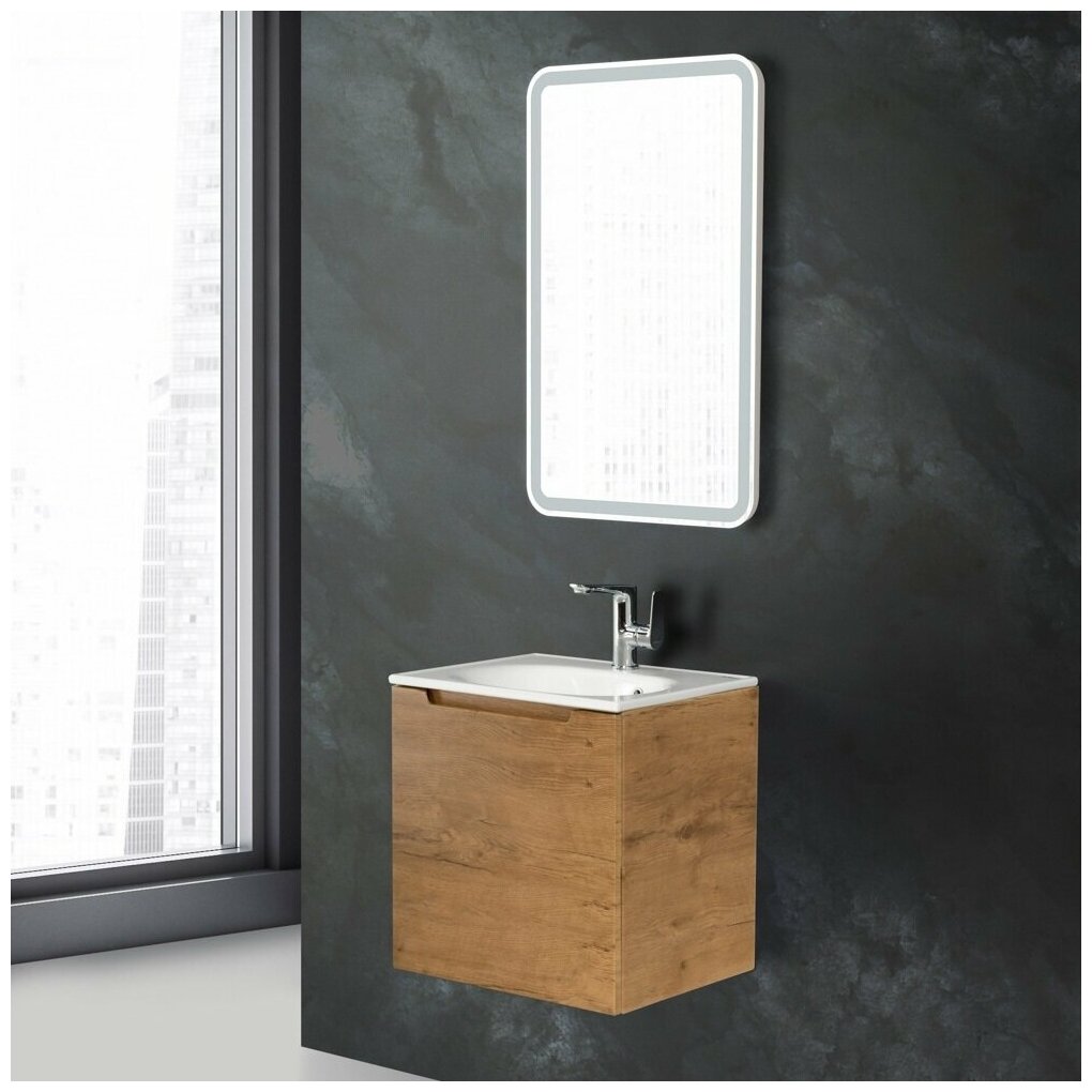 Зеркало BelBagno SPC-MAR-500-800-LED-BTN - фотография № 14