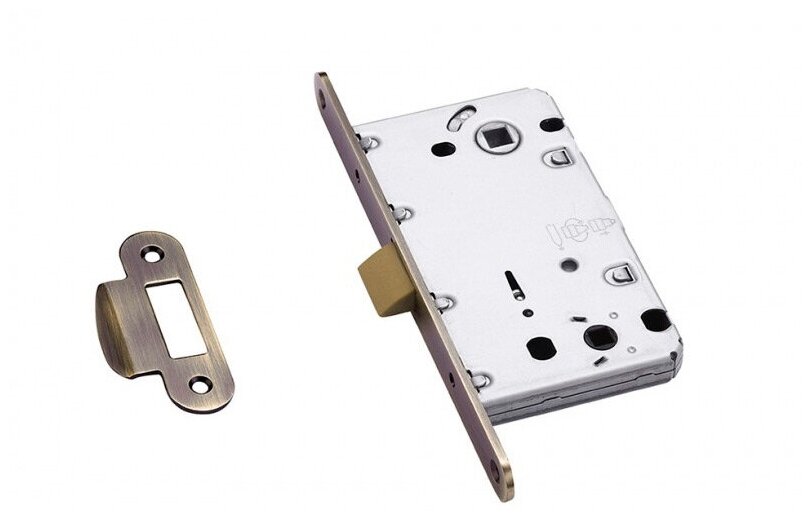 ARCHIE Защелка дверная бесшумная сантехническая LP 51120L AB/ACF 900000000082