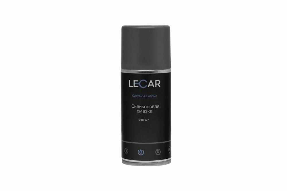 Смазка силиконовая "LECAR" (210 мл) (аэрозоль), LECAR000030210, 1 шт — фото 2