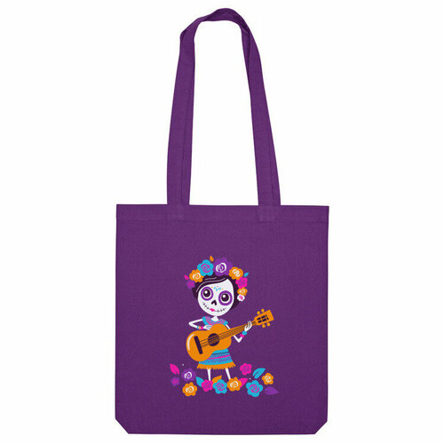 фото Сумка шоппер us basic, фиолетовый