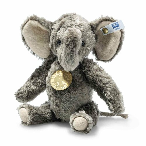 фото Мягкая игрушка steiff teddies for tomorrow bombax elephant (штайф тедди завтрашнего дня слоник бомбакс 15 см) steiff / штайф