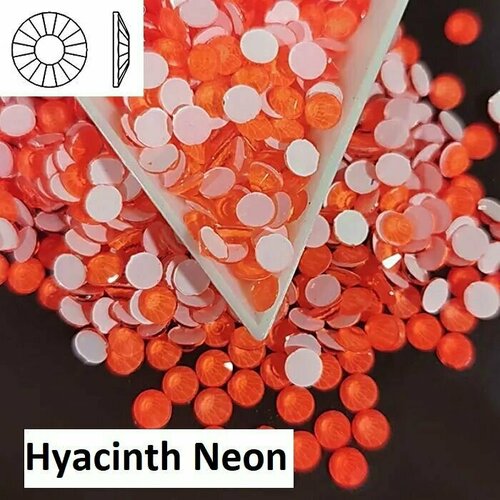Неоновые стразы клеевые/холодной фиксации размер ss 20 (4.6-4.8 mm), упаковка 720 шт, цвет Hyacinth Neon (гиоцинт неоновый)