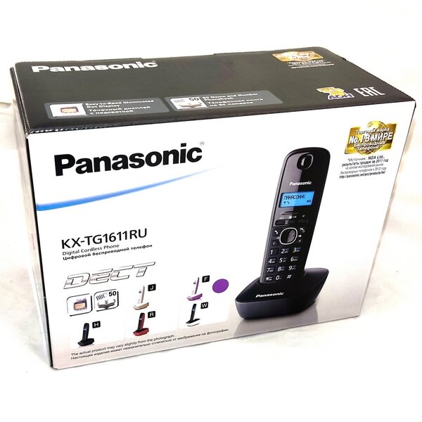 KX-TG1611RUF Panasonic KX-TG1611RUF - Беспроводной телефон Panasonic DECT - фотография № 17