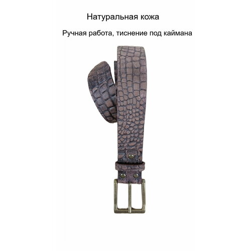 фото Ремень likor, размер 100, коричневый