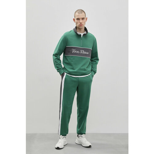 фото Брюки finn flare, размер 2xl, зеленый