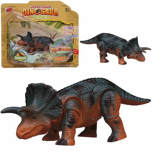 Игрушка заводная Junfa Удивительный мир динозавров Трицератопс игрушка заводная junfa удивительный мир динозавров трицератопс