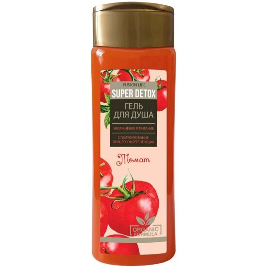 фото Гель для душа SLAVIKA NATUR Fusion Life Super detox, Томат, 400 мл