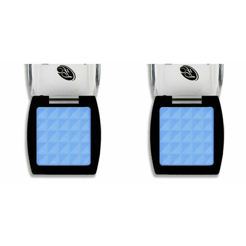 Farres cosmetic Тени для век Матовые 1-цветные 1001А/№22 Насыщено-голубые 2 шт