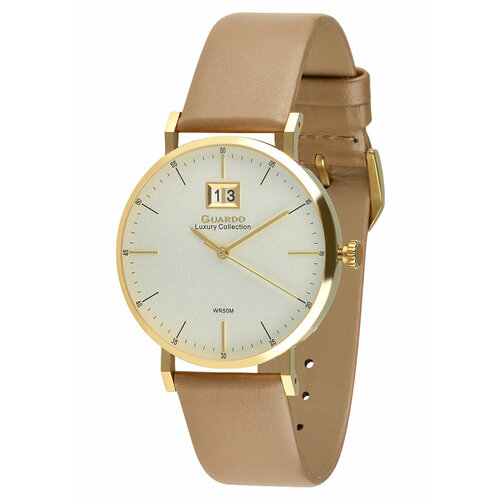 фото Наручные часы guardo наручные часы guardo luxury s02430-3, белый, золотой
