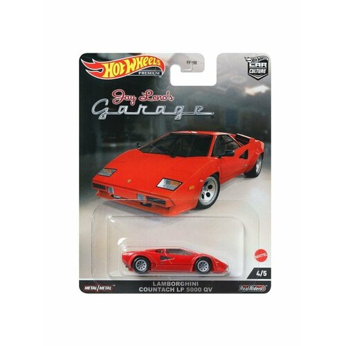 Hot Wheels Lamborghini Countach LP 5000 QV Premium детская машинка hot 1 64 wheels редкая модель lamborghini countach pace car из серии hw exotics модель коллекционная