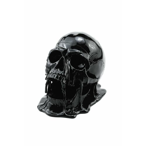Интерьерное декоративное настольное украшение из стеклопластика статуэтка/фигурка череп Расплавленный