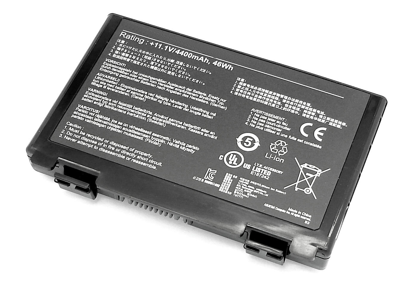 Аккумулятор A32-F82 для ноутбука Asus K40 10.8V 4400mAh черный