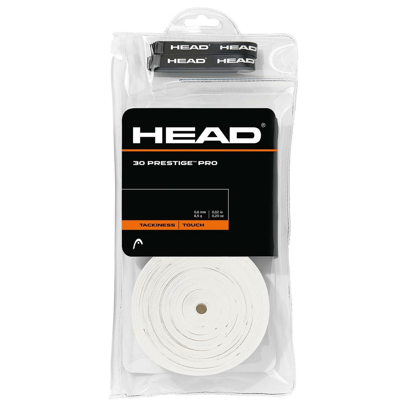 Обмотки HEAD Prestige Pro 30шт Белый 285445-WH