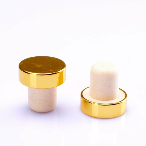 Пробка Т-образная полимерная с алюминиевой шапкой 