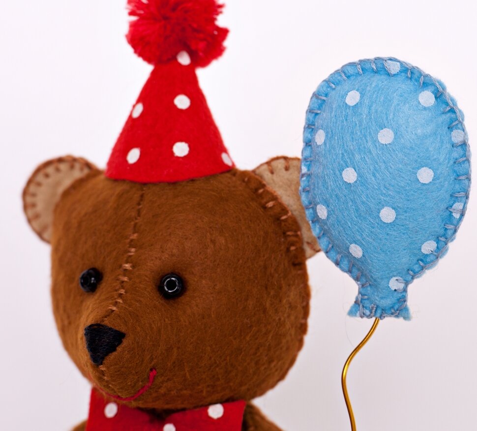 Набор для создания текстильной игрушки Перловка Детки Happy Мишка - фото №6