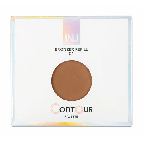 N.1 Bronzer Refill Бронзер для палетки Contour Palette, 3 г, 01