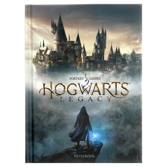 Записная книжка А6 48л кл "Hogwarts Legacy. Гарри Поттер", гл лам, бл 60г/м2 9852041