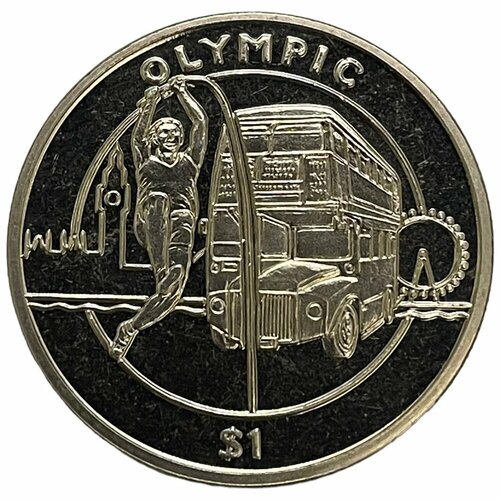 Сьерра-Леоне 1 доллар 2012 г. (XXX летние Олимпийские Игры, Лондон 2012 - Прыжки с шестом)