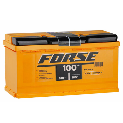 Автомобильный аккумулятор FORSE 6СТ-100VL 600 119 050 прямая полярность