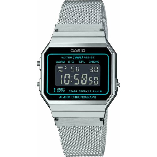 Наручные часы CASIO Vintage, серебряный мужские простые уличные прочные тапочки в стиле ретро черный