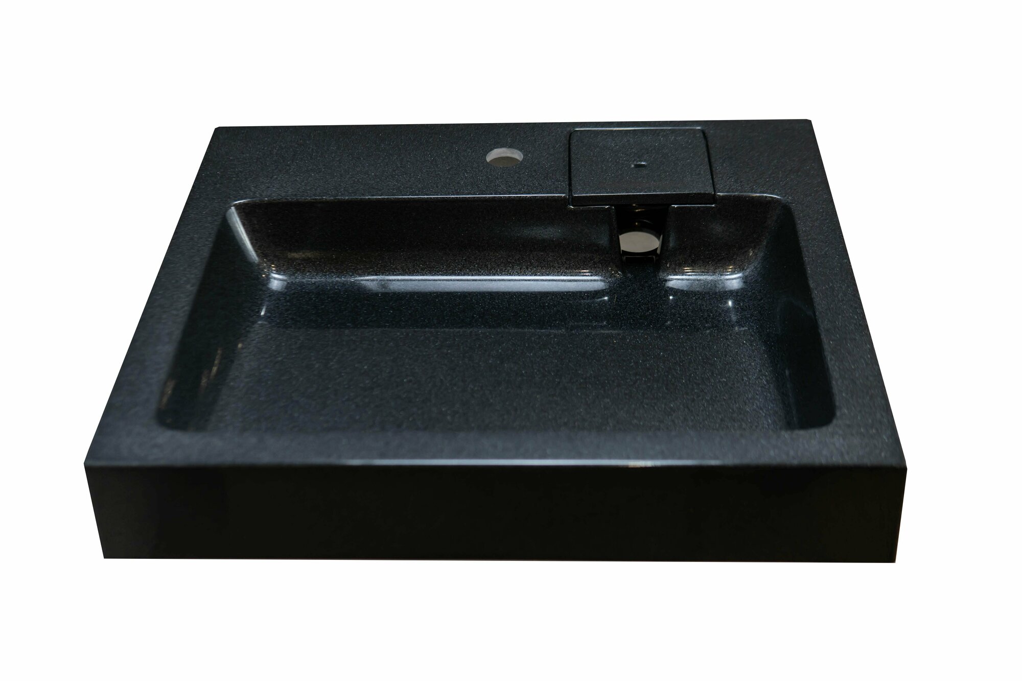 фото Раковина над стиральной машиной MARKO СТАНДАРТ-500 черный металлик