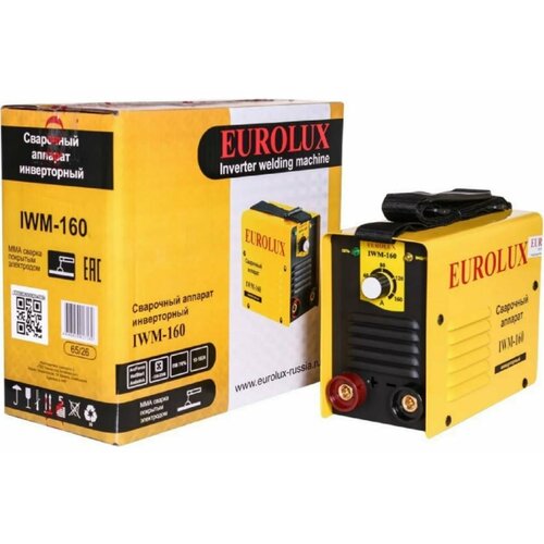 Сварочный аппарат инверторный Eurolux IWM-160 ММА 160 А ПВ - 70 439300₽