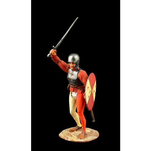 Оловянный солдатик SDS: Итальянский пехотинец, 1450-1500 оловянный солдатик sds европейская пехота конец xv века наёмный пехотинец