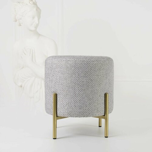 Пуф. Пуфик круглый SAMOYLOV MEBEL в прихожую. Банкетка для туалетного столика 35*35*40.