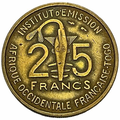 Французская Западная Африка 25 франков 1957 г. (3) французская западная африка 50 франков 1929 г