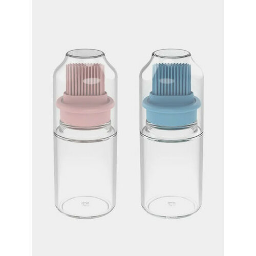 Масленка с силиконовой кисточкой, 150 мл