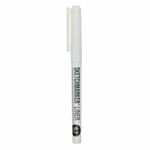Ручка капиллярная для графических работ Sketchmarker, 0.7 мм, черный (комплект из 8 шт)