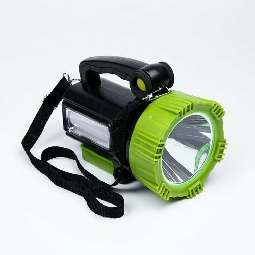 фото Фонарь прожекторный аккумуляторный, 20+10 вт, 9000 мач, т6+led, 6 режимов, usb нет бренда
