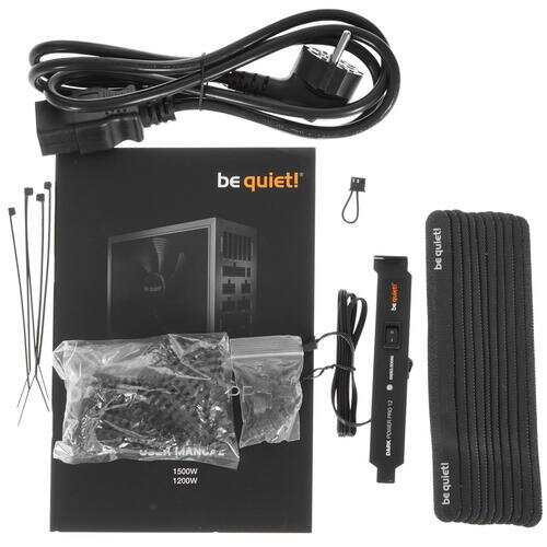 Блок питания ATX Be quiet! BN312 1500W, active PFC, 80 Plus Titanium, 135mm fan, full modular - фото №20