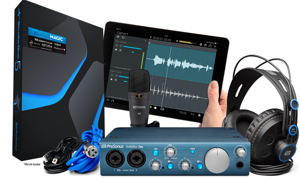 Внешняя звуковая карта PreSonus AudioBox iTwo Studio